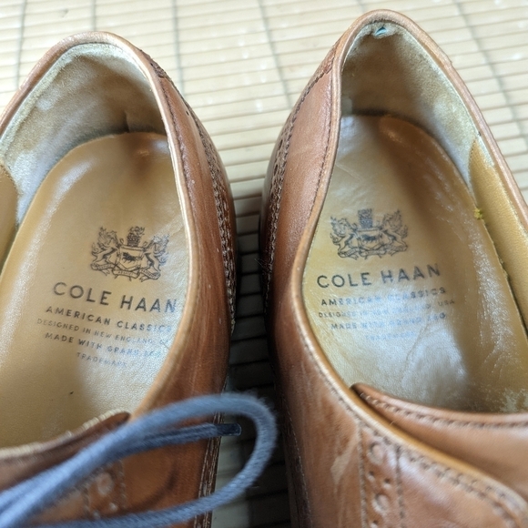 Cole Haan American Classics Harrison 2.0 Grand Wing Tip two tone brown leather O main image 5